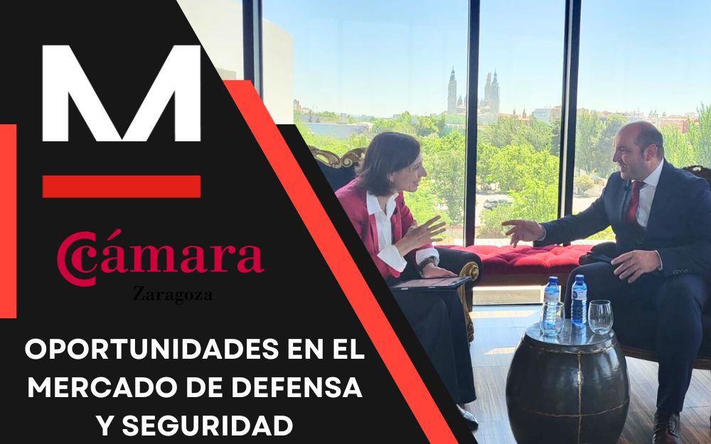 Emilio Sumelzo, director de Mecanus, protagonista en el Almuerzo de Mercados Internacionales de Cámara de Zaragoza