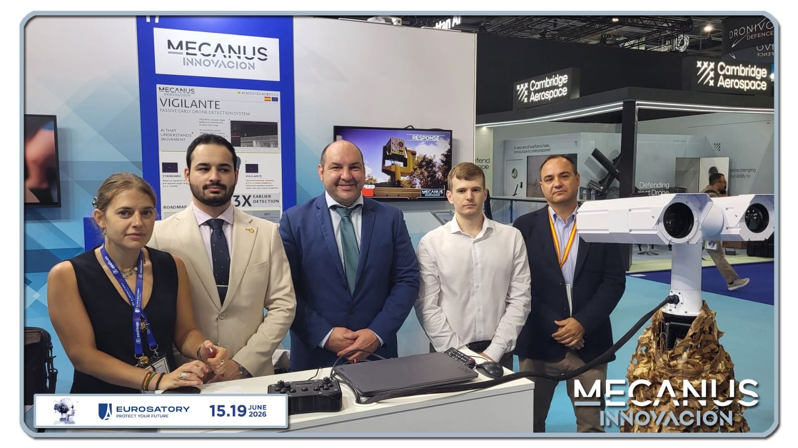 Equipo presente en Eurosatory 2026