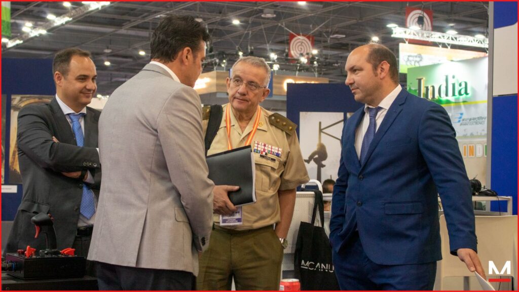 Visitas al stand de Mecanus en Eurosatory