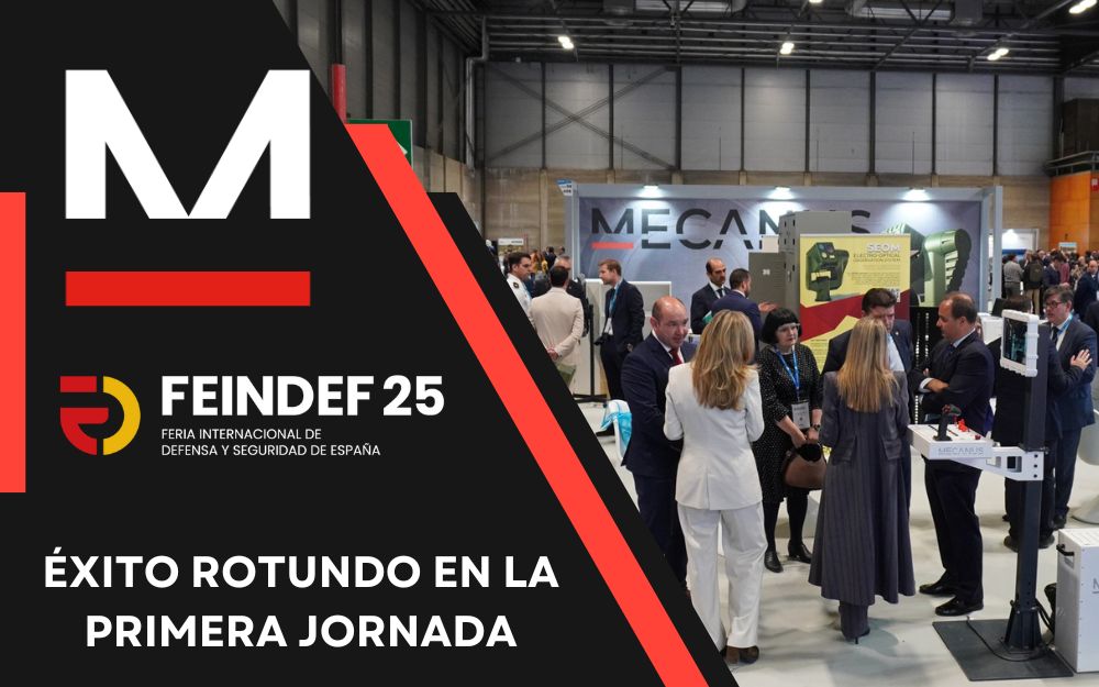 Éxito en la primera jornada de Feindef en el stand de Mecanus