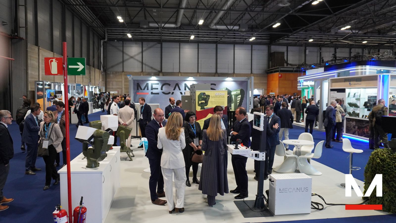 Imágenes de la presencia de Mecanus en Feindef