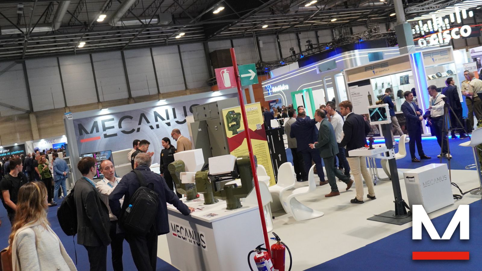 Mecanus acapara muchas visitas en el Stand de Feindef