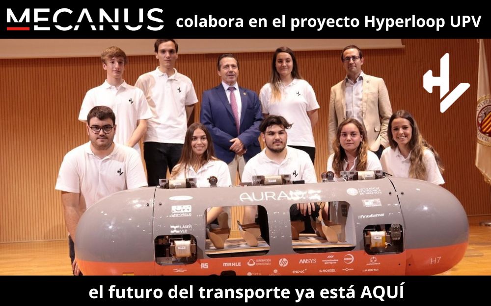 Mecanus colabora en el proyecto Hyperloop UPV