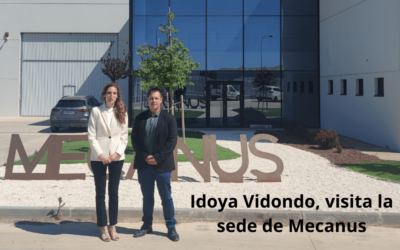 Idoya Vidondo, Project Manager de Aragón Exterior visita Mecanus