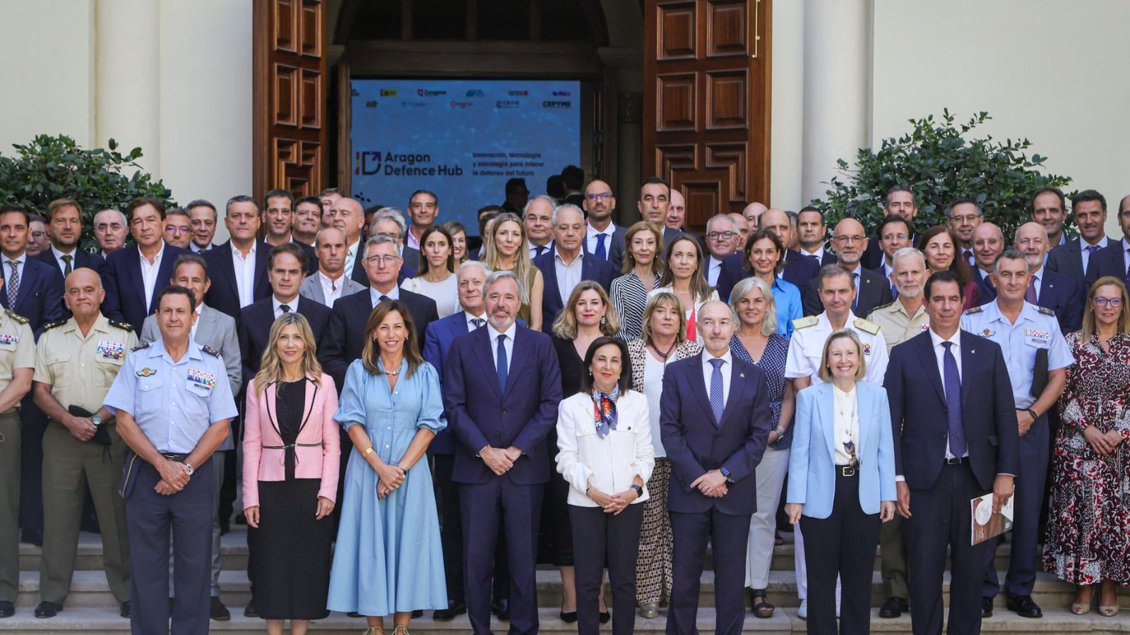 Mecanus ha estado en la presentación de Aragón Defense Hub