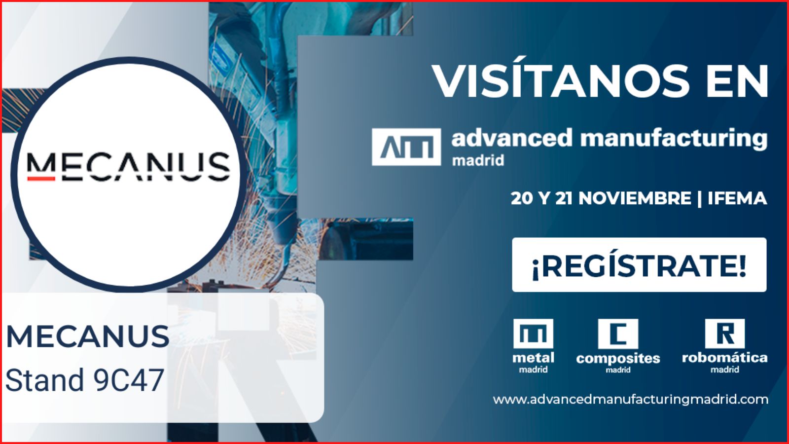 Visítanos en MetalMadrid 2024 - Stand de Mecanus 9C47