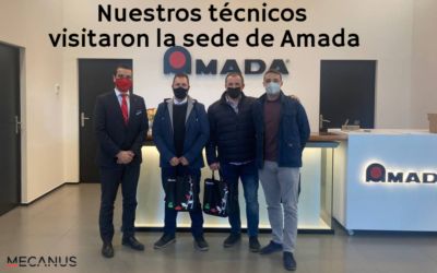 Nuestros técnicos visitan la sede de Amada