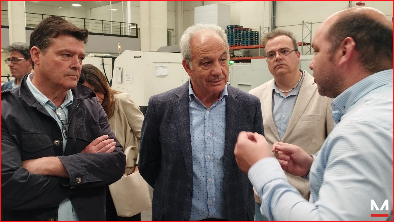 Miguel Marzo, presidente de CEOE Aragón, visita Mecanus