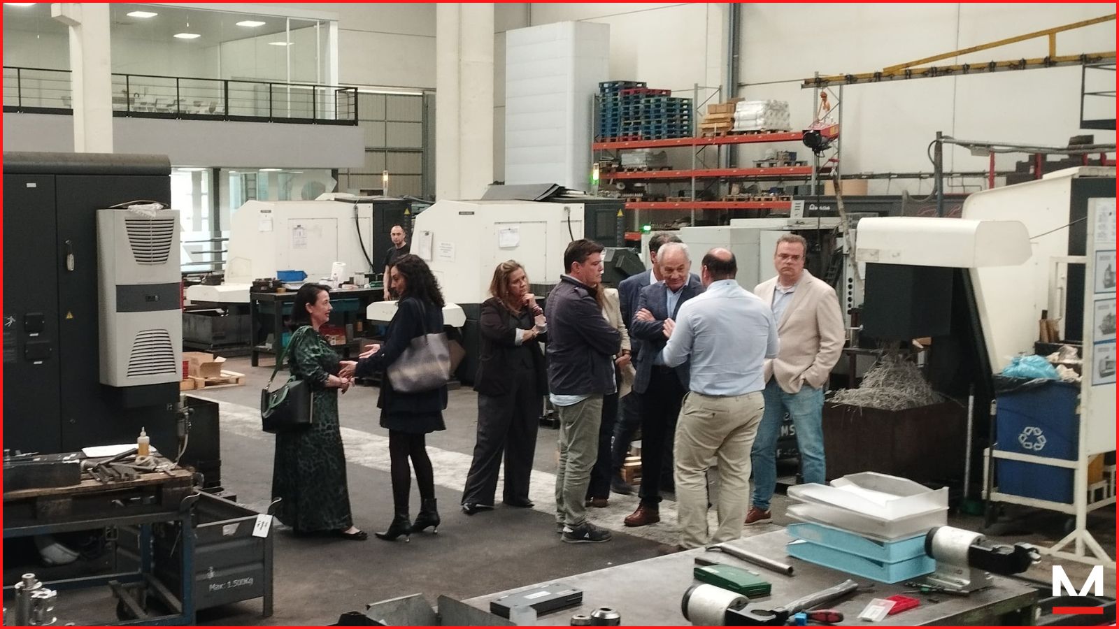 Miguel Marzo, presidente de CEOE Aragón, visita Mecanus