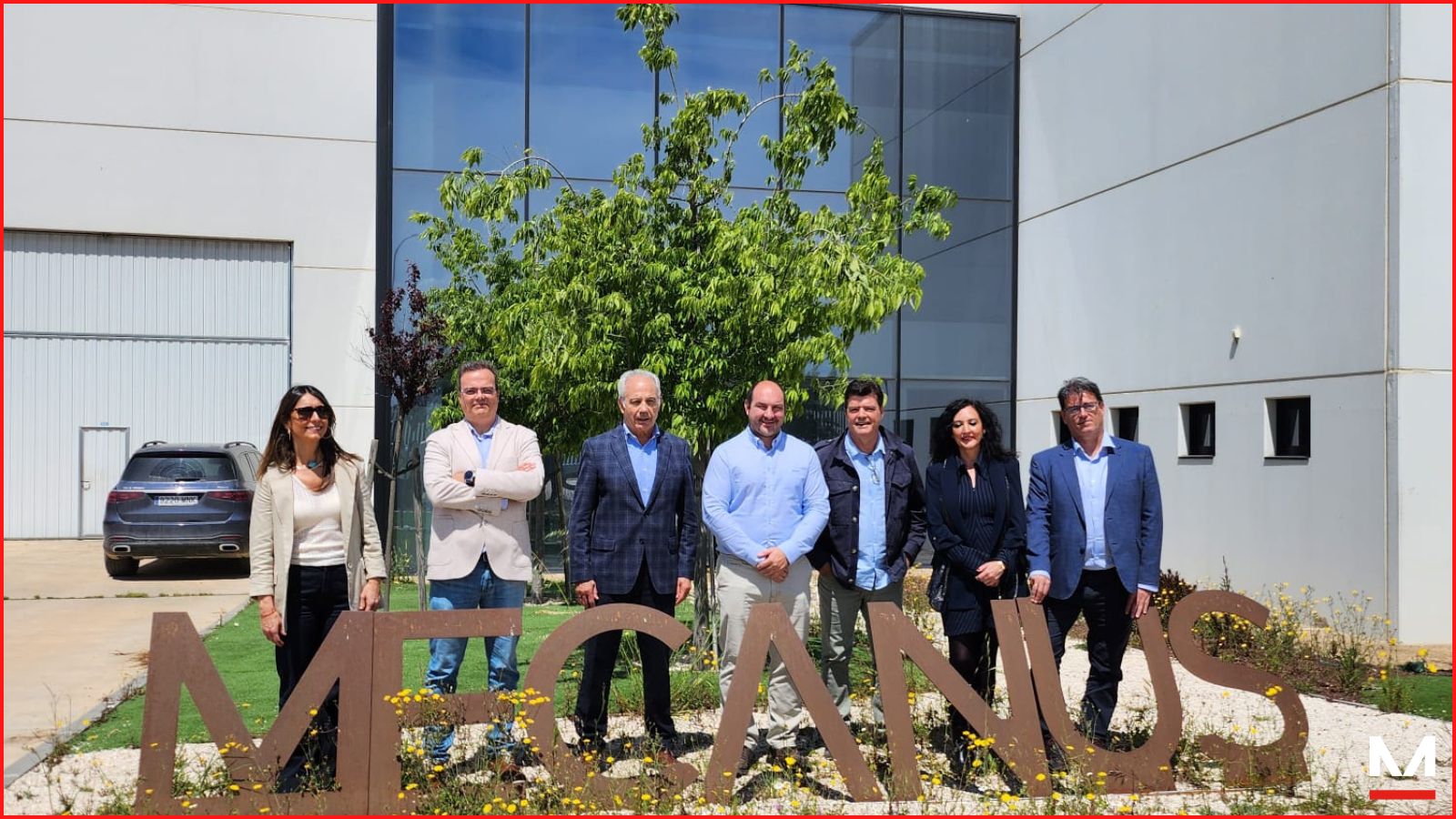 Miguel Marzo, presidente de CEOE Aragón, visita Mecanus