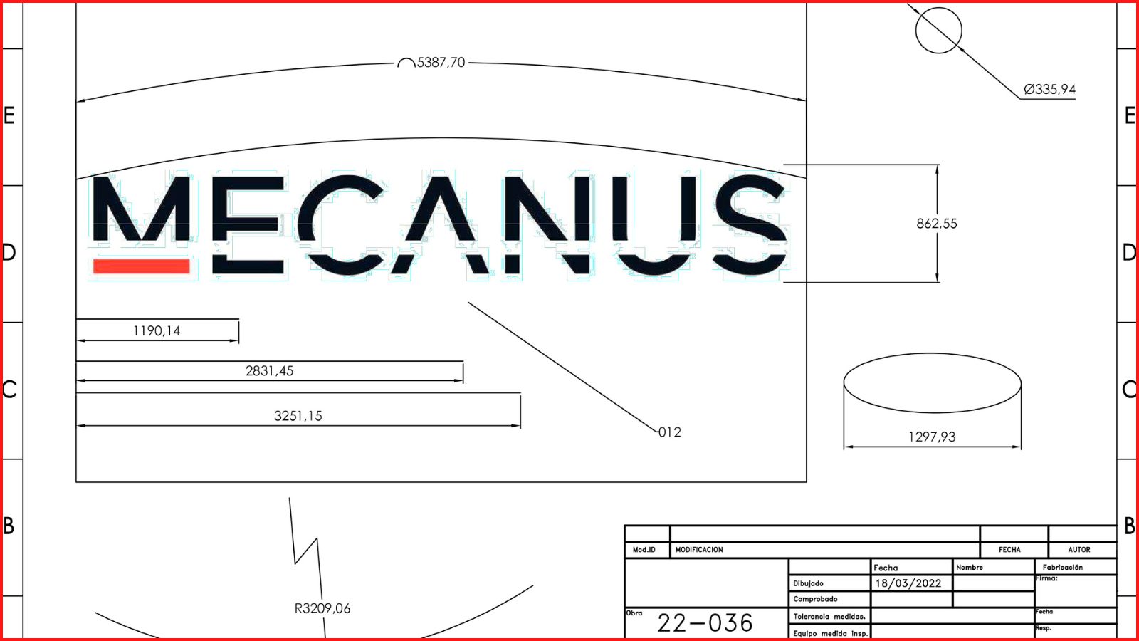 Plano de documentación técnica